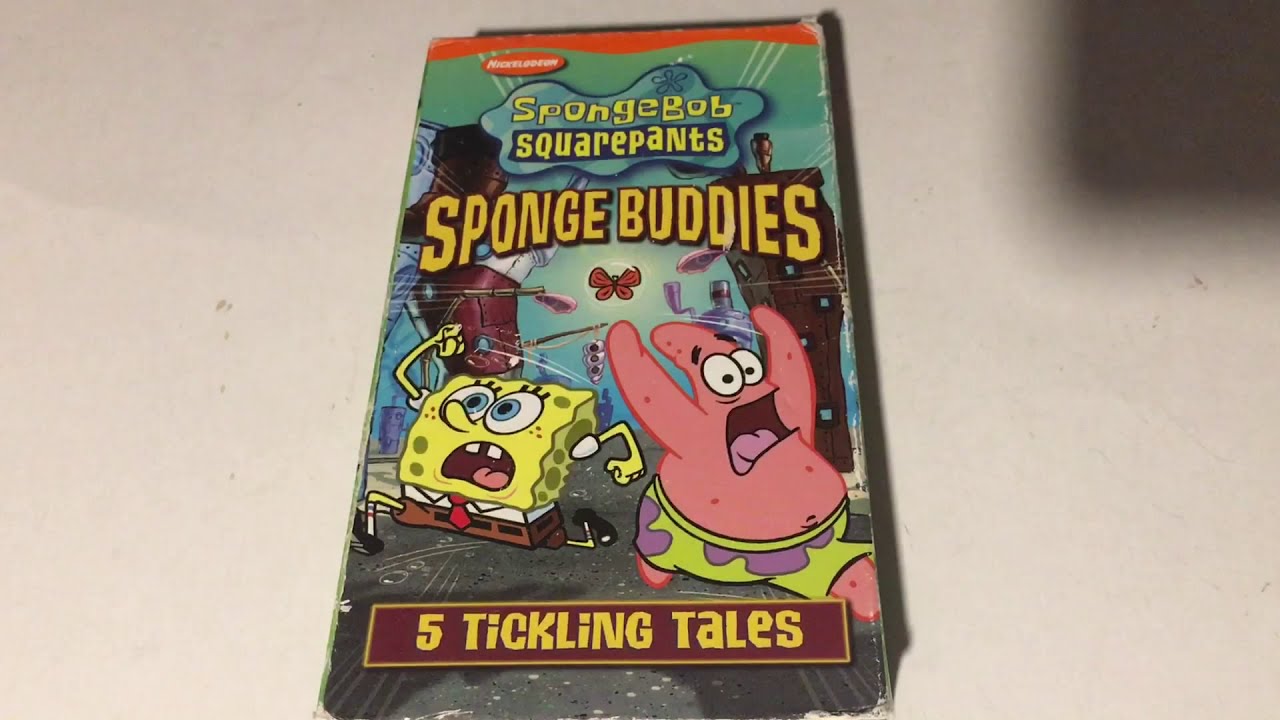 Nickelodeon * Sponge Bob Square pants * Sponge Buddies * VHS Movie