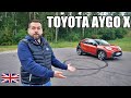Toyota aygo x  its called cross eng  test drive and review
