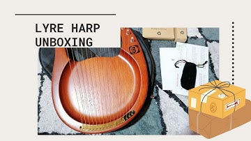 LYRE HARP UNBOXING | IT IS NOT TOO LATE TO LEARN NEW THINGS | LIFE GOES ON. | WALTER 16strings