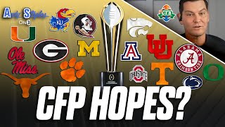 Which teams should DREAM of a CFP Berth? Excitement with New, 12-Team College Football Format in '24