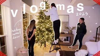 VLOGMAS DAY 1! Decorating my house for XMAS & setting up my tree 🎄❄️