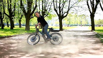 Elektrinis dviratis su Magic Pie turbo from Golden Motor