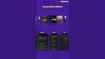 How to Create Coverflow Effect Slider with HTML, CSS, and JavaScript #CSSMagic #JavaScriptLovers