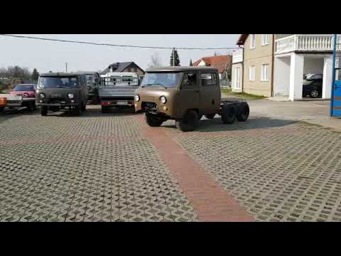 UAZ 6x6 first test