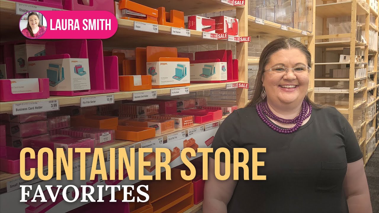 THE CONTAINER STORE'S BEST ORGANIZING PRODUCTS // My Favorite Container  Store Organizers 