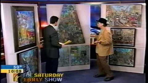 Artist, Stephen Stoller painting @ Ground Zero, 9-...