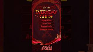 January 9th Everyday Guide!