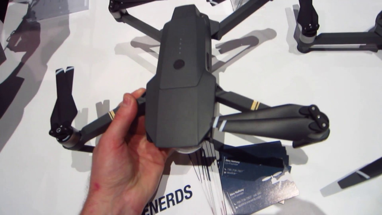 Closer Look At DJI Mavic Pro Drone - CES 2017, LVCC Tech East - Las Vegas, NV