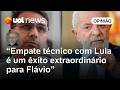 Eleições 2026: empate técnico com Lula é um êxito extraordinário para Flávio Bolsonaro | Josias