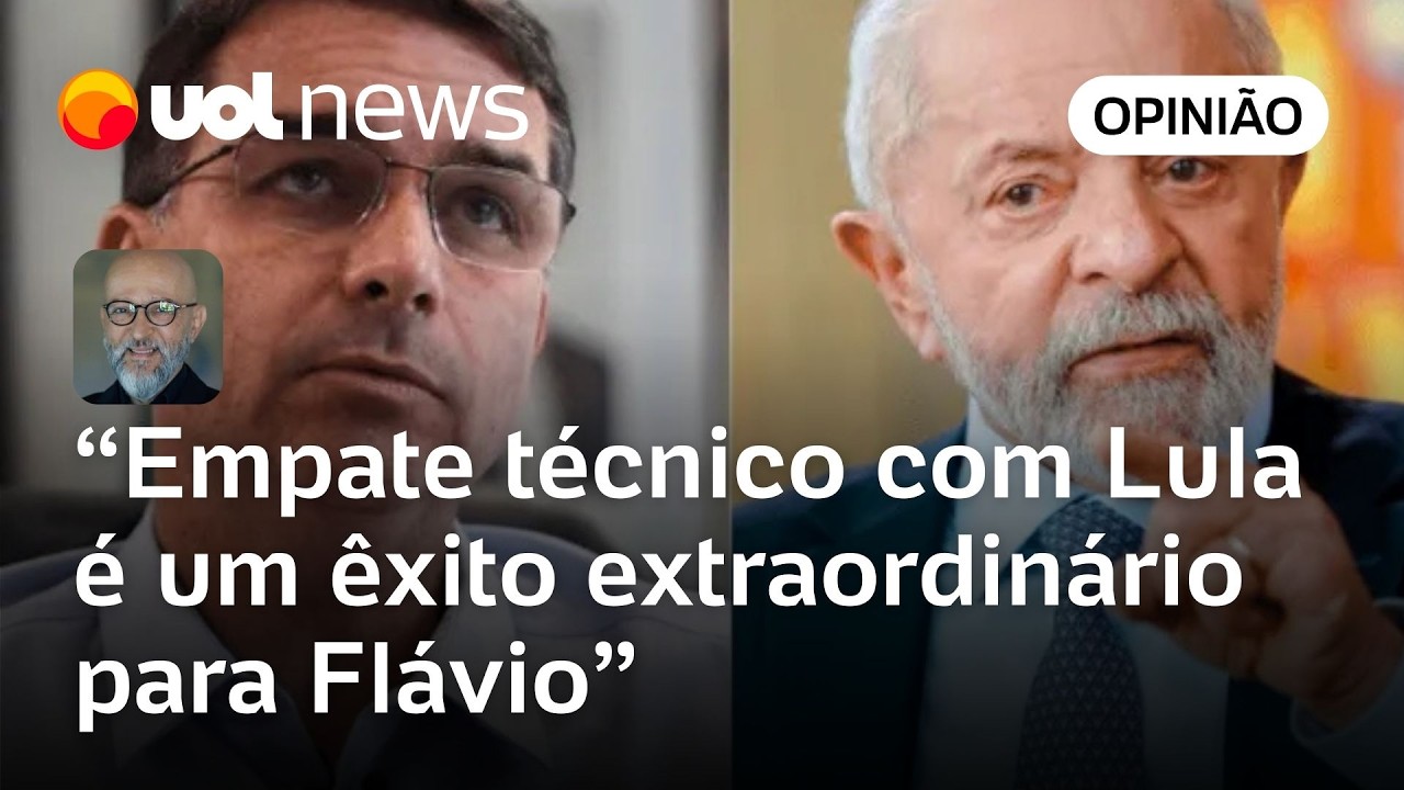Eleições 2026: empate técnico com Lula é um êxito extraordinário para Flávio Bolsonaro | Josias