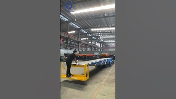 Mobile Telescopic Belt Conveyor extension and retraction action demonstration