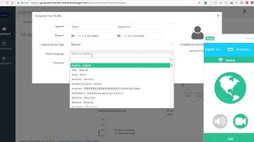 Geneva Live - Setting up you client profile and using Video Remote Interpretation