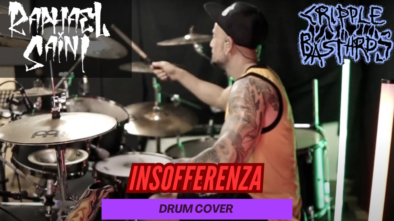INSOFFERENZA - Cripple Bastards - Raphael Saini drum cover