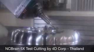 NCBrain 5X Test Cutting - Turbine Impeller on DMU 80