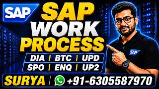 🔥 SAP S/4HANA BASIS FULL COURSE 2026 | CLASS 3 | SAP WORK PROCESS | SURYA