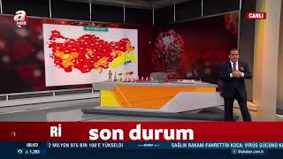 29 Mart Korona Tablosu Ve Vaka Sayısı Sağlık Bakanlığı Tarafından Açıklandı