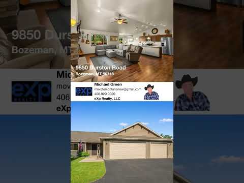 9850 Durston Road, Bozeman, MT home video tour