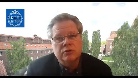 Prof Göran Finnveden of KTH on sustainability and the SDGs