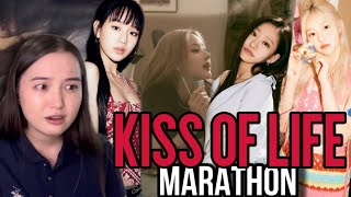 KISS OF LIFE - All solos, Bye My Neverland, Shhh MVs Reaction | Kiss of Life Marathon