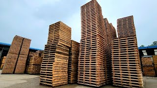 The production process of large wooden pallets used in many places is also very complicated