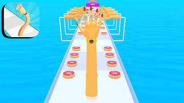 Softy Hand Runner Gameplay ✋🌈✌️ All Levels 14-15