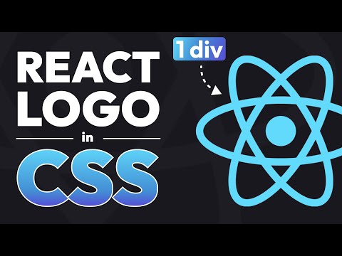 Reproduce React Logo with CSS (only one div)