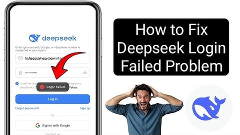 How to Fix Deepseek Ai Login Failed Problem (2025) | DeepSeek Al Login Error