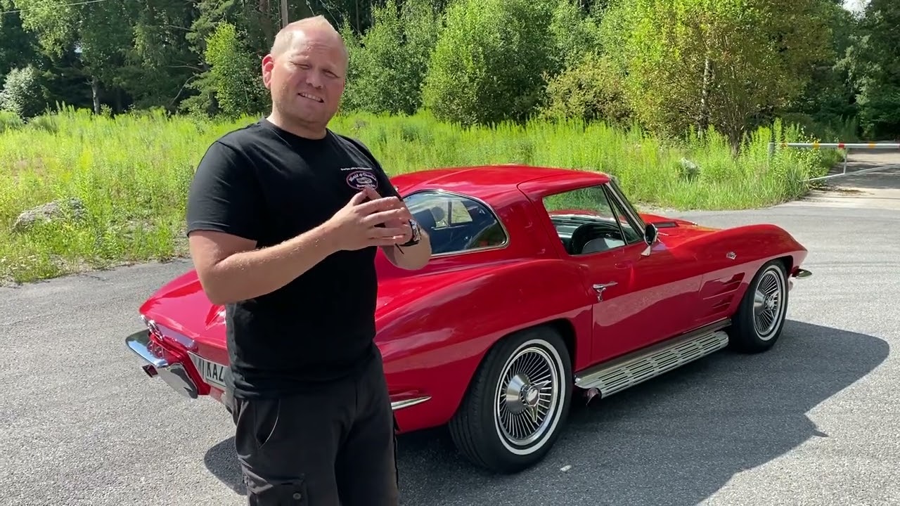 Wow vilken bil / Vilken Legend 😍 Corvette Split window