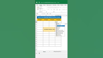 Excel RANDBETWEEN Function || Excel Tips & Trick || #excel #short #excelbasic