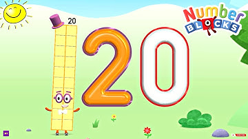 Numberblocks World App | Meet Numberblocks Twenty | Number 20 | Learn Tracing | Educational Game