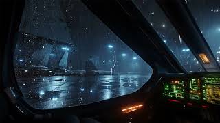 Star Wars Ambience | Imperial Cockpit in Rain | Relax, Study, Screensaver, Background〖3 Hours〗