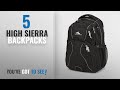 Top 10 High Sierra Backpacks [2018 Best Sellers]: High Sierra Swerve Laptop Backpack, Black