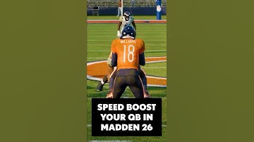 How To Speed Boost Your QB