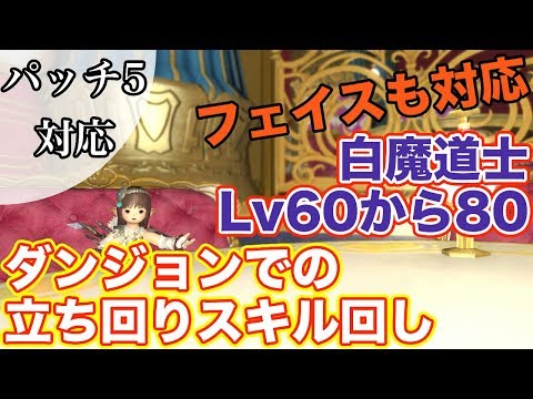 Ff14 白魔道士レベル60からlv80までの立ち回りスキル回しを考えてみる 白魔道士で楽しく そして 強く戦っていこう パッチ5対応 Youtube