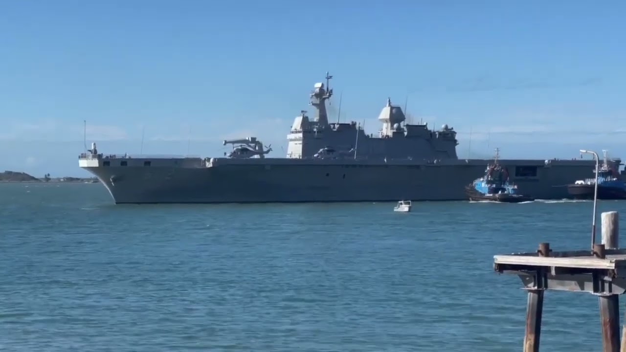 Republic of Korea Navy (ROKN) ROKS Marado (LPH-6112) Arrives at Gladstone Harbour 2023