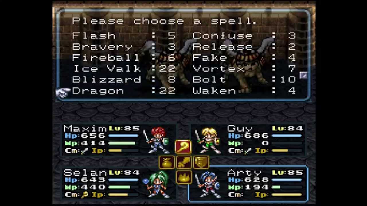 Lufia II Rise of the Sinistrals 55 Dual Blade! YouTube