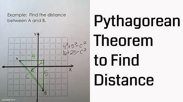 Pythagorean Theorem to find Distance