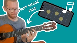 COMPO avec une APPLI GRATUITE (ETHERPAD + Guitare Classique Nylon)