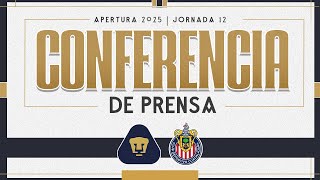 Conferencia De Prensa Pumas Vs Guadalajara J12 Ap25