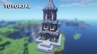 Three Tiered Tower - Block-By-Block Tutorial Minecraft