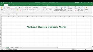How to Remove Duplicates in One Cell in Excel