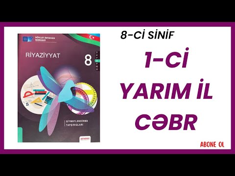 8-ci Sinif DİM testi 1-ci Yarımil Bütün Sualların İzahı