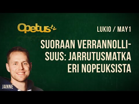 Video: Mikä on jarrutusmatka GCSE?