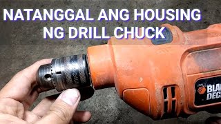 Natanggal ang housing ng drill chuck