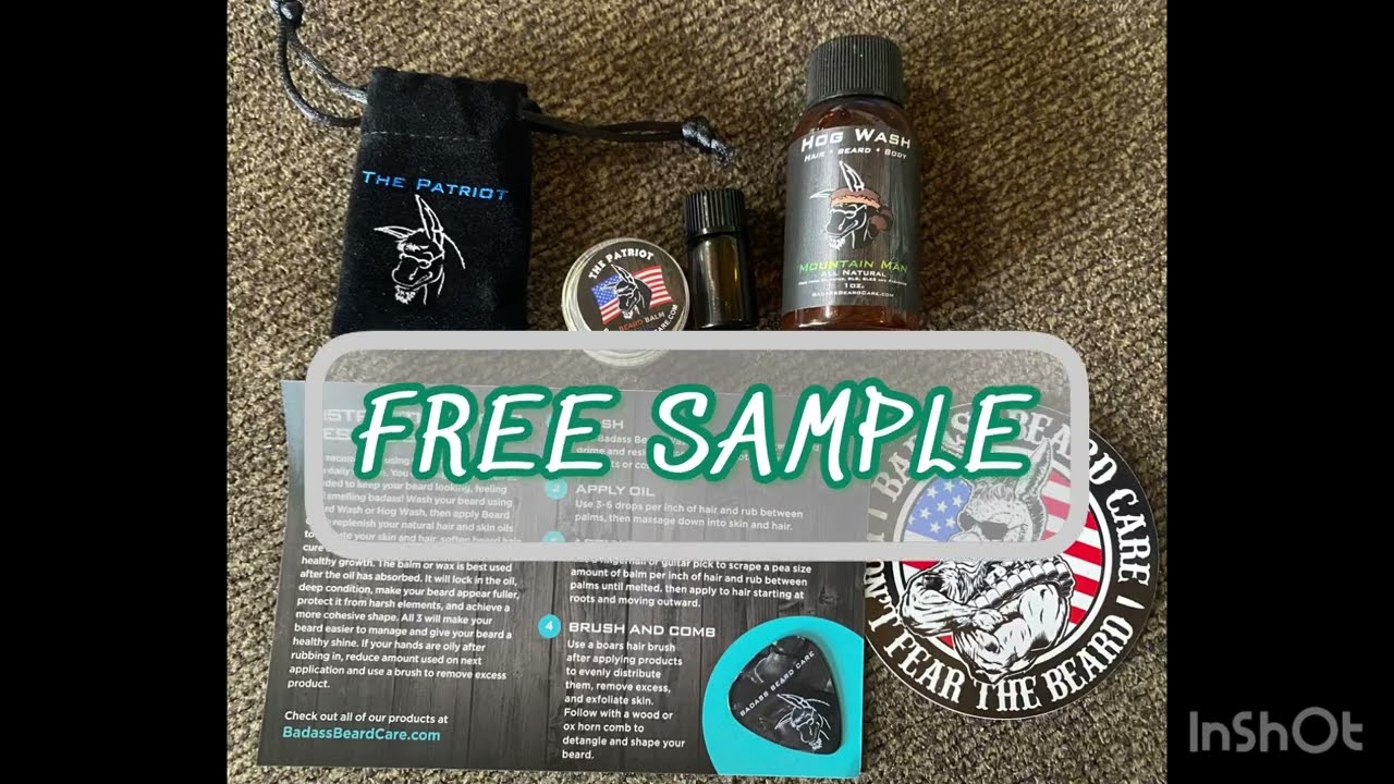 FREE SAMPLES FROM BADASS BEARD CARE