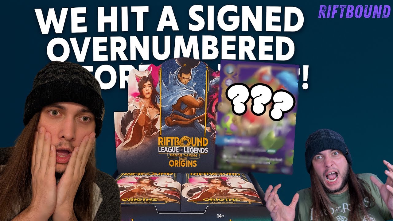 We Hit A SIGNED OVERNUMBERED Card BEFORE Release!? | Riftbound TCG