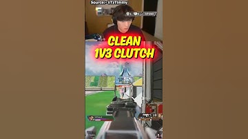iiTzTimmy CLEAN 1v3 Clutch | Apex Legends #apexlegends #shorts