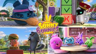 Donuts, Ninjas, Wolves and much MORE! | Sunny Bunnies Compilations | 4 Hours of Funny Cartoons