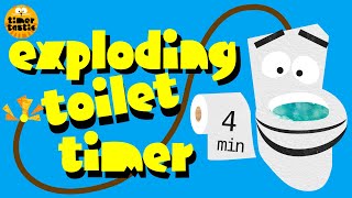 EXPLODING Toilet Timer Bomb! 💥🚽 | 4 Minute Fun Countdown for Kids