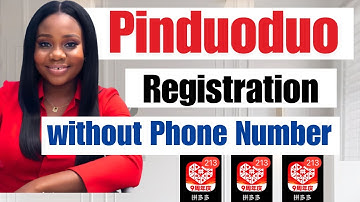 Use this method to Create a new account on Pinduoduo | PINDUODUO Latest update 